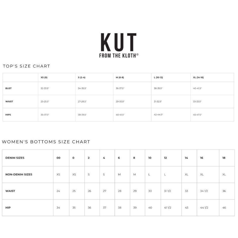 NEW KUT FROM THE KLOTH women's reese high rise fab ab ankle straight regular hem - Picture 2 of 3